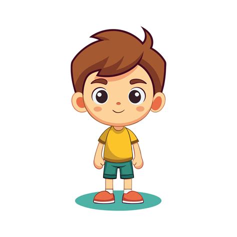 cartoon boy art  illustration  vector art  vecteezy
