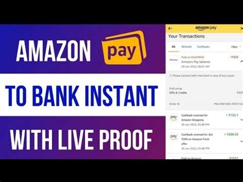 Amazon Pay Balance To Bank Account Transfer New Trick 2022 Amazon Pay