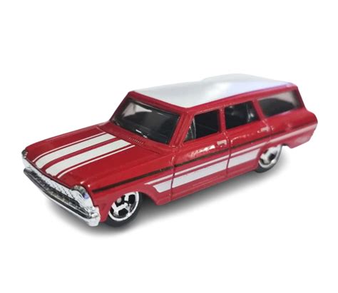 Carro Colecionável Hot Wheels 64 Chevy Nova Wagon VB Planeta Nerd Geek