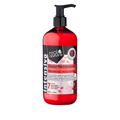 Shampoo Pro Crescimento 500ml Real Natura Ideal Cosméticos