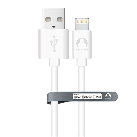 Snowkids Classic MFi Lightning to USB Cable – CableGeek Australia