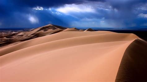 Landscape Nature Sand Sky Clouds Desert Dune Sahara