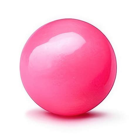 Premium Photo A Pink Shiny Sphere With A Reflection Of The Sun On It