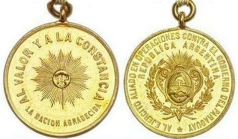 Medal War Of The Triple Alliance Argentina Numista