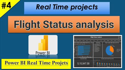 Flight Status Analysis Power Bi Real Time Projects Practice Files