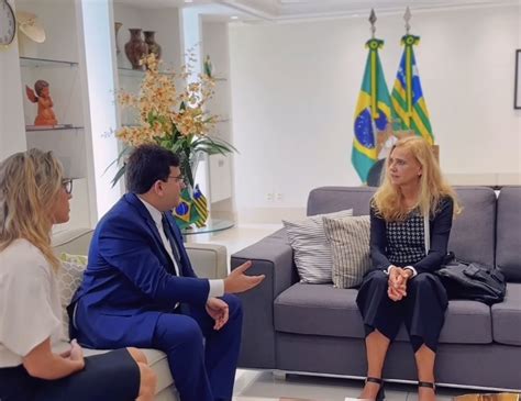 Rafael Fonteles Recebe Visita Da Embaixadora Da Uni O Europeia Portal Az