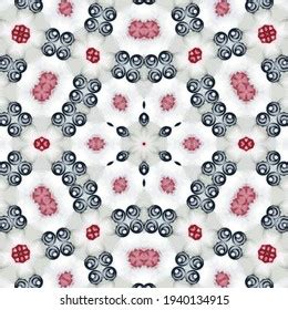 Pattern Flower Heart Stock Vector Royalty Free Shutterstock