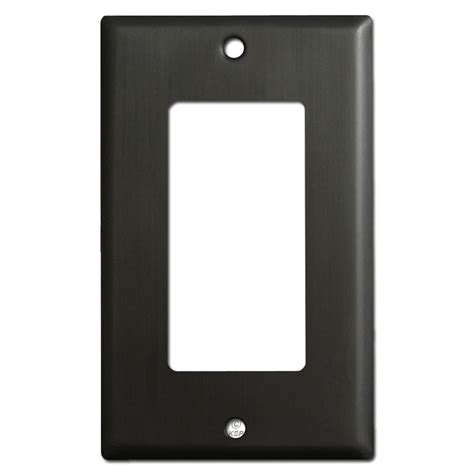 1 Rocker Light Switch Covers - Dark Bronze