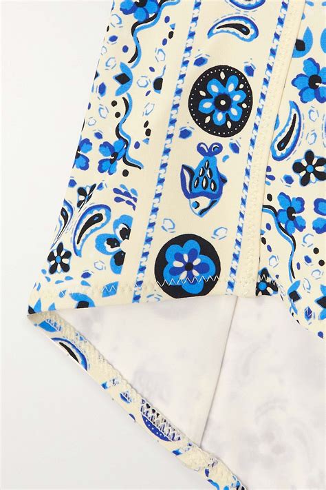 TORY BURCH Printed Bikini Briefs THE OUTNET
