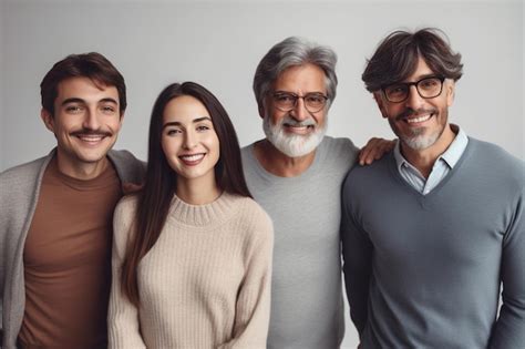 Un Grupo De Personas Con La Palabra Familia Foto Premium