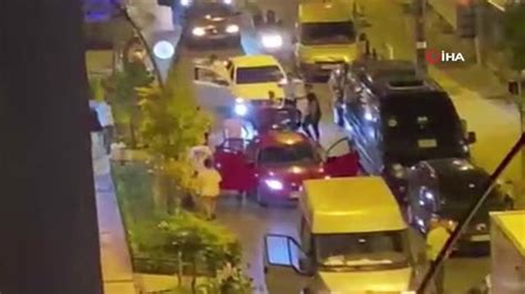 Stanbul Da Asker E Lencesinde Yolu Kapatan Trafik Magandalar Kamerada