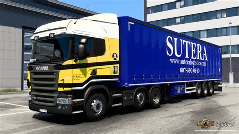 RJL Scania R Series Sutera Logistics M Sdn Bhd Combo Skin ETS2 Mods