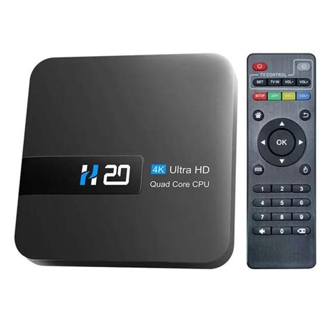 Смарт ТВ-приставка H20 4K Ultra HD Android 10.0 + пульт ДК, 2GB+16GB ...