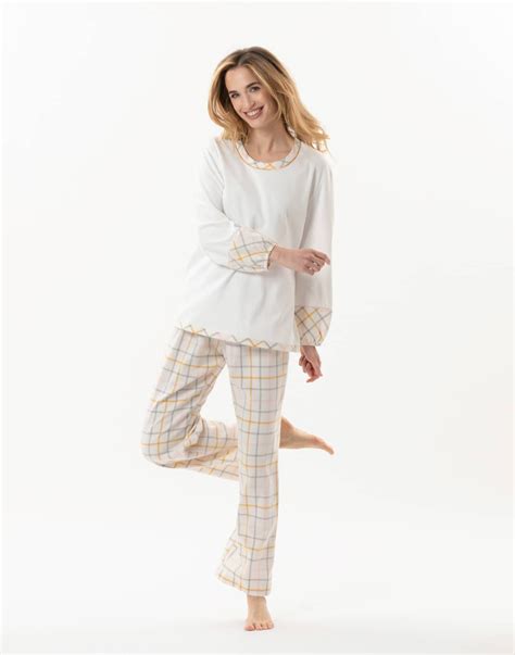 Pyjama En Coton Felicita Multico Lingerie Le Chat