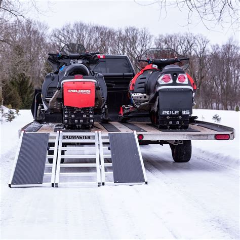 Black Ice 60" x 54" Snowmobile Loading Ramp with Extra Wide Glides ...