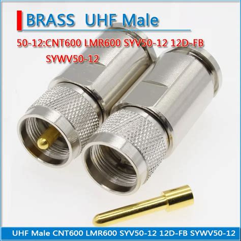 PL259 PL 259 SO239 SO 239 M UHF Macho Bra Adeira Solda Para CNT600