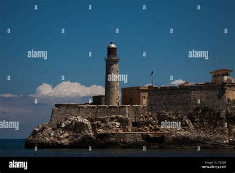 Lighthouse At Havana Cuba Stock Photo Alamy