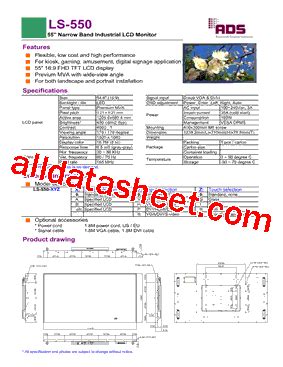 LS-550-APP Datasheet(PDF) - Axiomtek Co., Ltd.