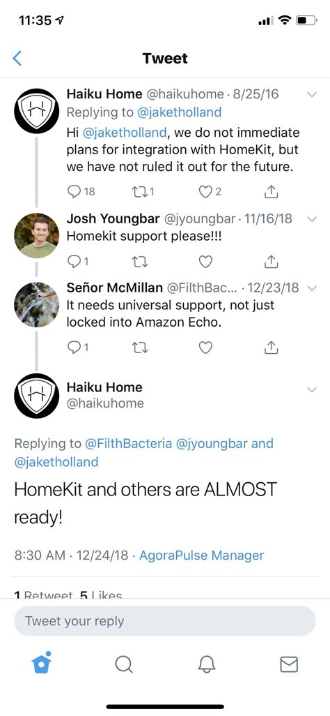 Haiku Big Ass Fans Teasing Compatibility R HomeKit