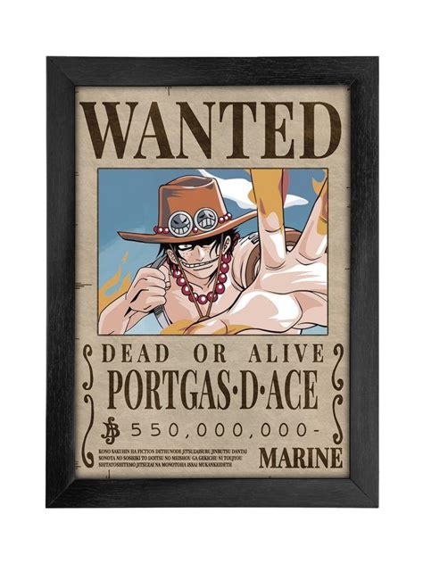 Fire Fist Ace Wanted Bounty Poster ComicSense SenpaiCart