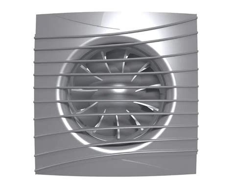 SILENT 5C gray metal вентилятор осевой вытяжной с обратным клапаном ...