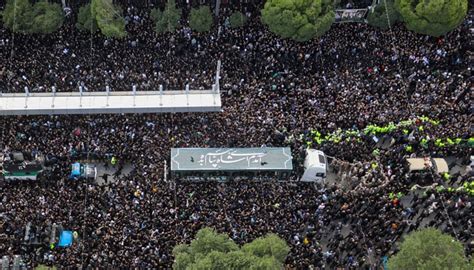 Mourners Pack Iranian City For Raisi Burial