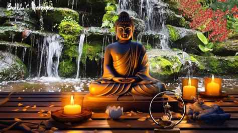 Buddha S Meditation With Peaceful Waterfall In Morning Forest Buddha