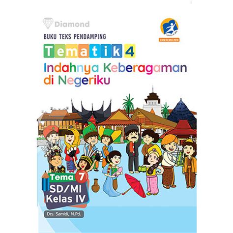 Jual Buku Teks Pendamping Tematik 4 Tema 7 Indahnya Keberagaman Di