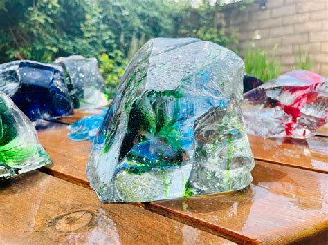 huge glass rock
