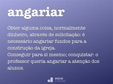 Angariar O Que Significa