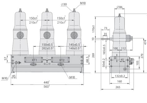 Tavrida Electric Three Phase Vacuum Circuit Breakers Vcb Technical