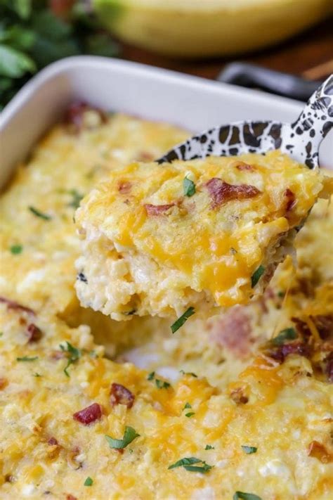 Easy Hashbrown Breakfast Casserole Video Lil Luna