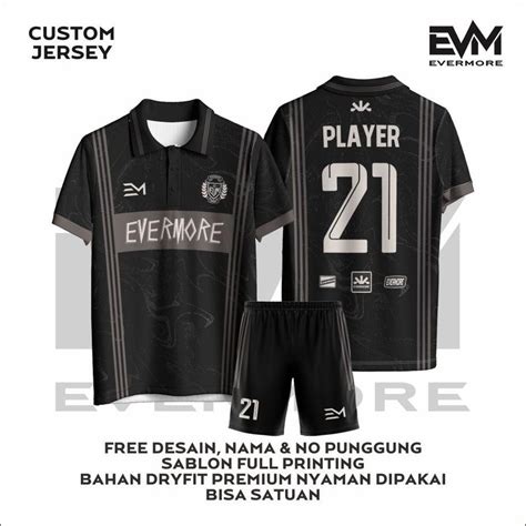 jersey evm ebony rush  custom full printing  sport shop