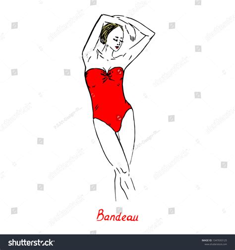 Portrait Sexy Retro Blonde Pin Girl Stock Vector Royalty Free Shutterstock