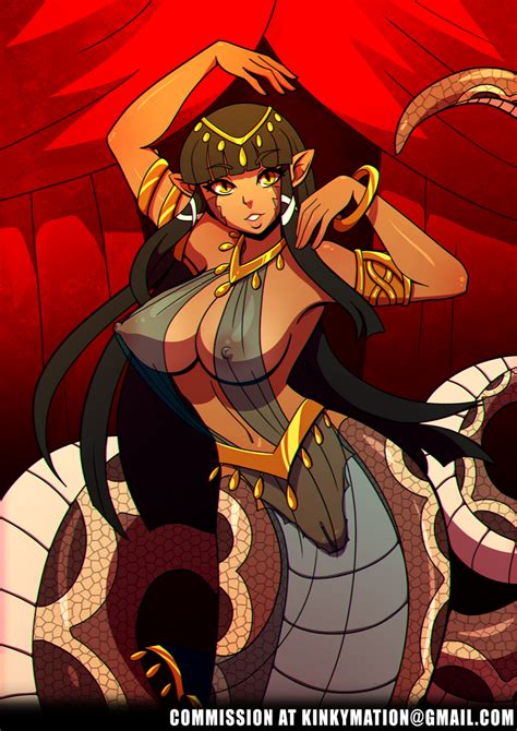 Lamia Bellydance By Kinkymation Hentai Foundry