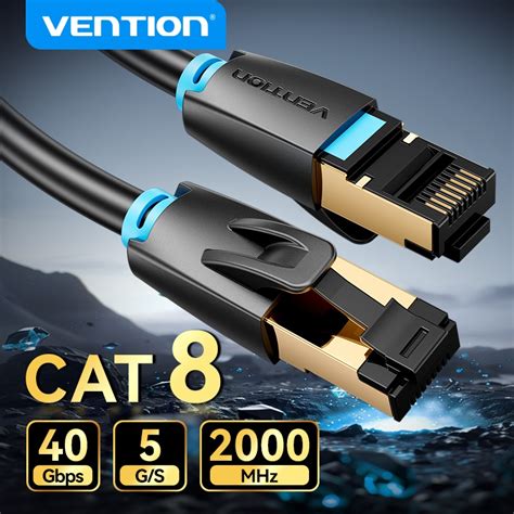 Vention Ethernet Cable Cat 8 40Gbps Super Speed SFTP Cat8 Lan Network ...