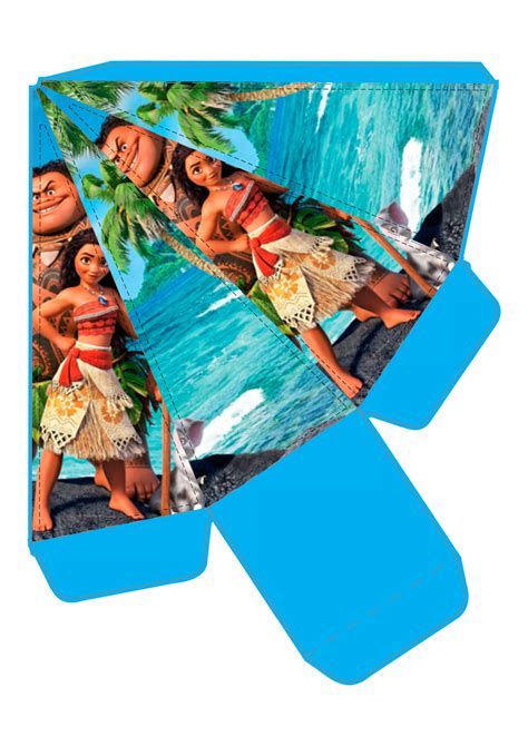 Kit Festa Moana Azul para imprimir - OrigamiAmi - Arte para toda a festa