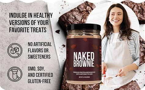 Amazon Naked Brownie High Protein Brownie Mix No Artificial Sweeteners 15g Protein