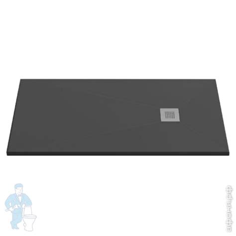 Душевой поддон GOOD DOOR BAS Essentia 1000x800 литьевой мрамор, черный ...