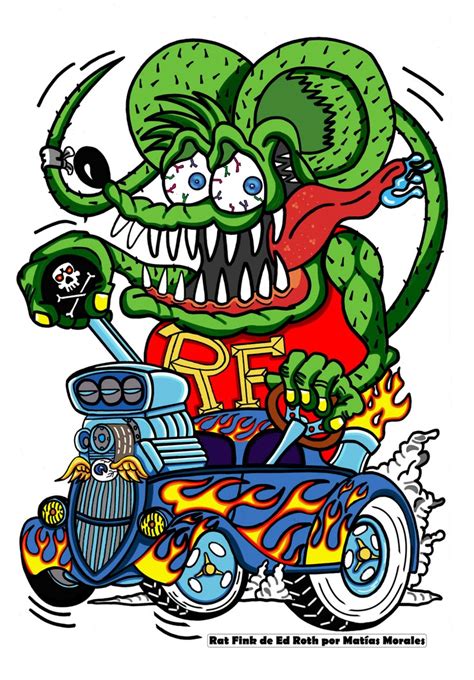 Pin De April Waller En RAT FINK Hot Rods Dibujos De Zombies Arte De Garaje