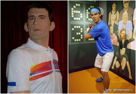 Wax Figures - Rafael Nadal vs Novak Djokovic. No comments please lol