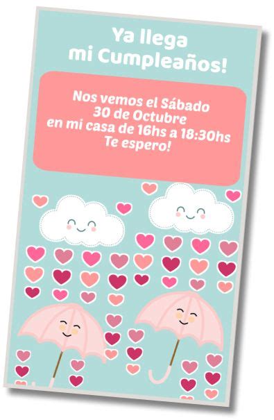 10 MEJORES Invitación Lluvia de Corazones WHATSAPP DIGITAL