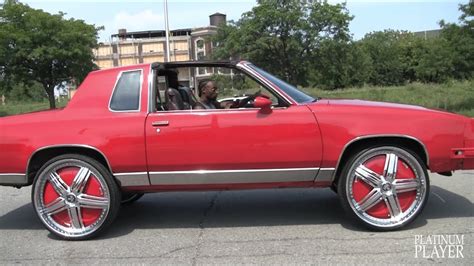 Red Cutlass On 26 Inch Dub Padrone Youtube