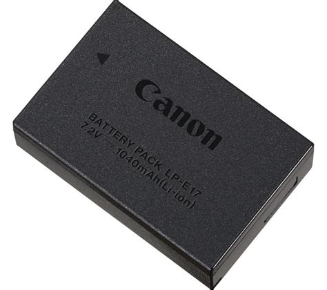 CANON LP E17 Lithium Ion Rechargeable Camera Battery Deals PC World