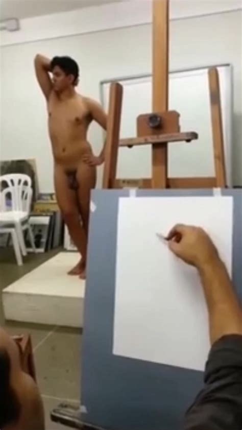 Painting Model Nude ThisVid