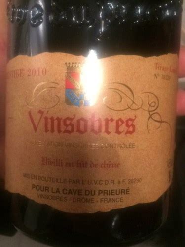 La Cave Du Prieure Raymond Barlet Fils Vinsobres Vivino