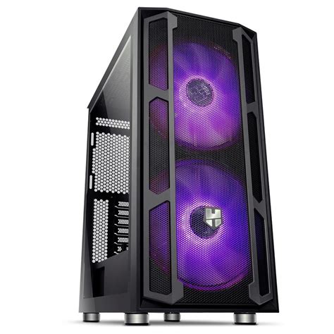 Gabinete Gamer Nox Hummer Nova Mid Tower ARGB FAN Lateral Em