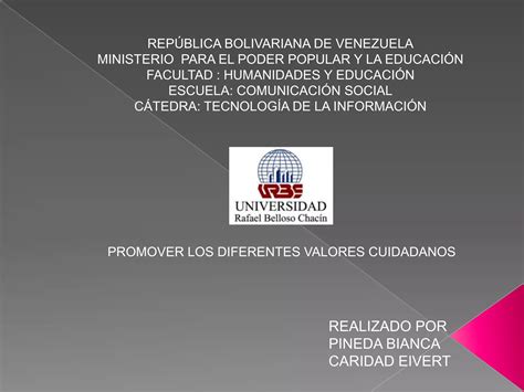 Los Valores Ppt Descarga Gratuita