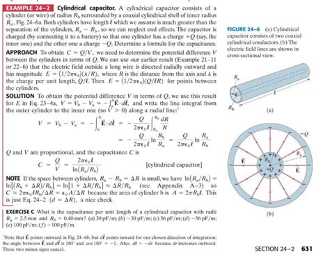 Solved Example 24 2 Cylindrical Capacitor A Cylindrical