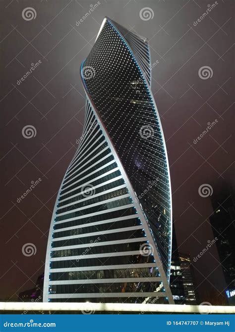 A Wonderful Skyscraper in Moscow City Editorial Photography - Image of